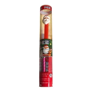 New PEZ Santa Dispenser Holiday Santa Clause Tube w/ 6 Candy Refills - Picture 1 of 5