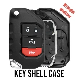 Keyless Smart Remote Key Shell Case fob for Jeep Wrangler Gldiator 2018-2024 - Bild 1 von 8