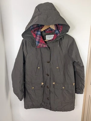 Abrigo Obey Propaganda Para Hombre Talla Pequeña S Marrón Con Capucha Parka Forro Acolchado  Foto 1 de 4