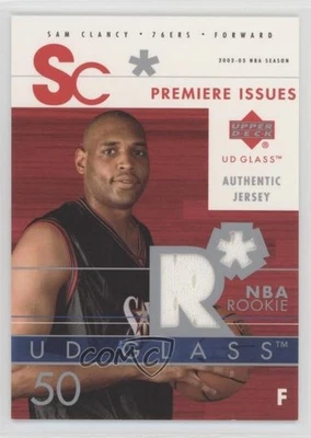 2002-03 UD Glass Premiere Issues Sam Clancy #SC-P Rookie RC - Image 1 of 2