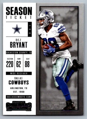 Dez Bryant 2017 Panini Contenders #78 - Image 1 of 2