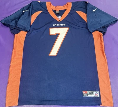 Auténtica camiseta de fútbol americano John Elway NFL Denver Broncos #7 del equipo Nike 56 hecha en EE. UU. Foto 1 de 4