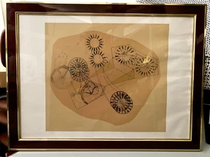 MAX ERNST "Vademecum Mobile" Litografia 50x70 cm. 63/99  anno 1971 incorniciata - Bild 1 von 5