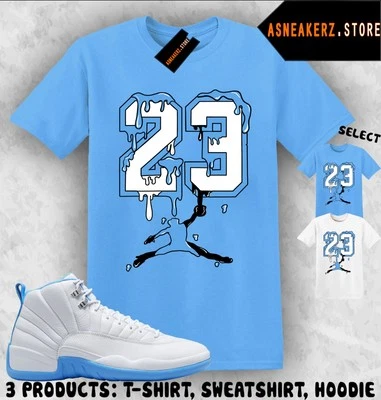 Camiseta a juego AJ 12 Melo 2025 Zapatilla a juego Camiseta goteo 23 Camiseta Foto 1 de 3