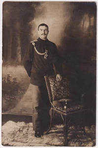 AK WK 1 Echtfotokarte Militär Eisernes Kreuz Feldpost Cassel 18.4.1915 - Picture 1 of 2