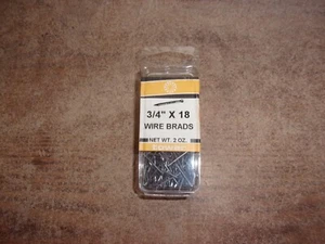 Tower MFG Draht Brads 3/4" x 18GA 2 OZ PK Stahl Artikel 72551 - Bild 1 von 2
