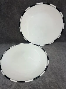 Einfarbig von Royal Stafford 11" Essteller **Eingestellt** 2er Set - Bild 1 von 9