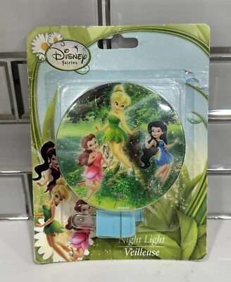 Velo de luz nocturna de hadas de Disney raro nuevo sellado de fábrica Tinkerbell  Foto 1 de 2