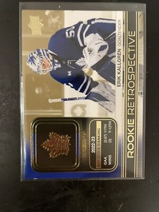 2023-24 Upper Deck Series 1 Rookie Retrospective Gold #RR-13 Erik Kallgren