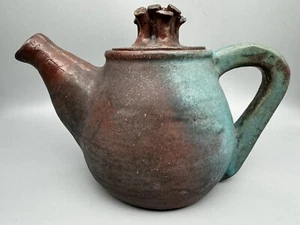 Vintage Stoneware Pottery Teapot ~ Handmade - Picture 1 of 7