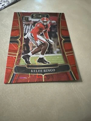 2023 Select Draft Picks Kelee Ringo RC Red Lazer #25 Georgia Bulldogs - Image 1 of 2