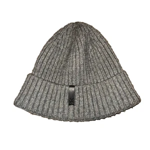 Cappello berretto Express unisex grigio con polsini a costine taglia unica - Foto 1 di 4