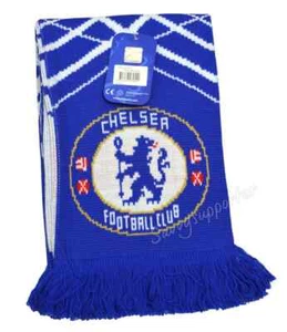 Chelsea FC EPL Football Soccer Licensed Apex Jacquard Scarf Scarve BNWT - Picture 1 of 5