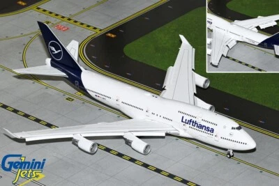 GEMINIJETS B747-400 Lufthansa Klappe Unten D-Abvy W / Std Gemini Jets G2DLH1241F 1/200 Vor