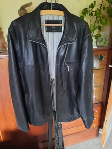 DAVID MOORE LEDERJACKE SCHWARZ GR 25 / L - Bild 1 von 6