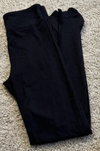 SO Favorite Leggings Big Girls Size XS Solid Black GUC - Picture 1 of 3