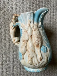 Spanish Hunting Dog Ceramic Pitcher - Bild 1 von 8