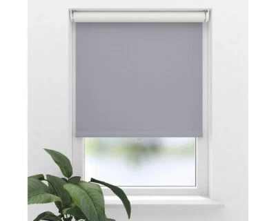 SOLUNA Springrollo Verdunkelung grau 75x190 cm - Bild 1 von 4