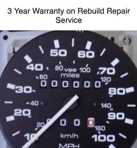 VW MK1 MK2 Rabbit, Golf, Vanagon, Speedometer Rebuild Service & Odometer Repair - Photo 1 sur 2