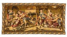 Classic Rare Antique French Aubusson Style Wall Tapestry 168 x 84 cm 66 x 33 in