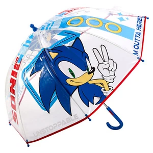 Sonic Dome Umbrella for Kids Childrens Boys Girls Brolly with Safety Open - Picture 1 of 9