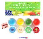 4 PC Fruity Sugar Lip Scrub Set - Remove, Exfoliate dead skin for smooth lips