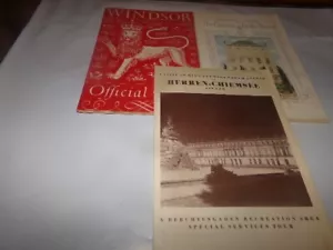 Lotto 3 libri di viaggio casa delle bambole regina Maria Windsor guida ufficiale re Lugwig 2 - Foto 1 di 8