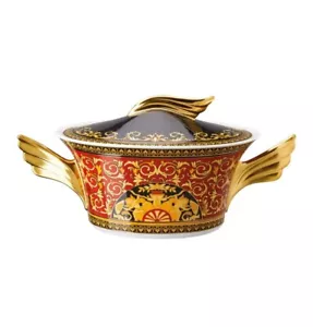 VERSACE MEDUSA COVERED Casserole Dish BY ROSENTHAL MADE IN GERMANY New - Picture 1 of 3
