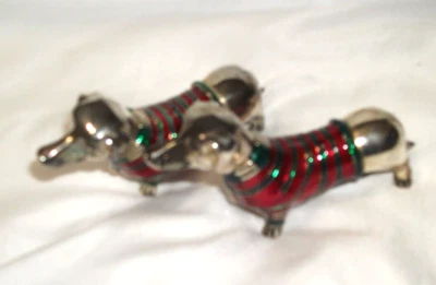 Godinger такса солонки и перечницы серебряная тарелка - Изображение 1 из 4