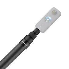 1.5m/ 4.9ft Carbon Fiber Selfie Stick Adjustable Extension Pole 1/4 Inch Screw