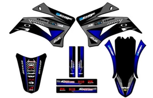 2008-2022 TTR 125 SURGE Black Senge Graphics Kit Compatible with Yamaha - Picture 1 of 10
