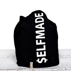 (L) Leichte FREAKY HEADS Wende Mütze Jersey Beanie "Selfmade" Druck & Logo Flag - Picture 1 of 2