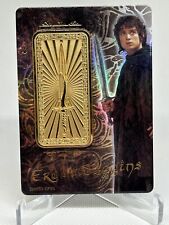 Card.Fun Lord of the Rings Frodo Gold Metal Card "Sting" ###/399 RARE!!!
