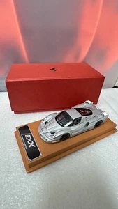 1/43 BBR FERRARI FXX SILVER #80/200 IDEA LEATHER BASE n MR AMR LOOKSMART, MINT❗️ - Picture 1 of 8