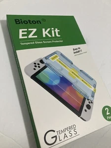 Nintendo Switch OLED 2021 Bioton EZ Kit szkło hartowane ochraniacz ekranu - 2-pak - Zdjęcie 1 z 4
