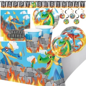 Dragon Paper Party Cups - Pack of 8 - Picture 1 of 20