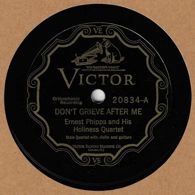 CLASSIC HILLBILLY GOSPEL  ERNEST PHIPPS (VICTOR 20834) DON'T GRIEVE AFTER ME - Imagem 1 de 2