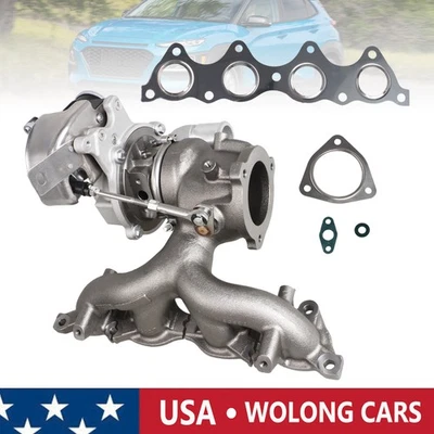 Turbo Turbocharger for 2018-2022 Hyundai Kona Kia Seltos 1.6L w/ Actuator - Image 1 of 4