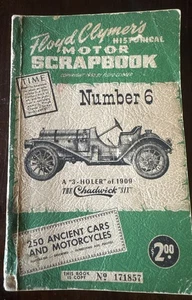 FLOYD CLYMER'S 1950 Historial Motor Scrapbook #6 Cars & Motorcycles Advertising - Picture 1 of 12