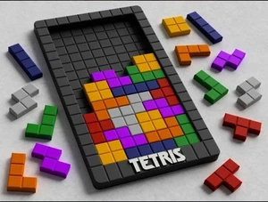 Tetris 3D Puzzle Game – 3D Printed - Picture 1 of 3