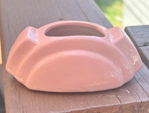 Vintage Small Art Deco MCM Pink windowsill Planter / Flower Pot / Vase - Picture 1 of 5