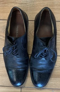 Johnson & Murphy Leather Cap-Toe Oxford Dress Shoes – Men’s Size 8.5 - Picture 1 of 4
