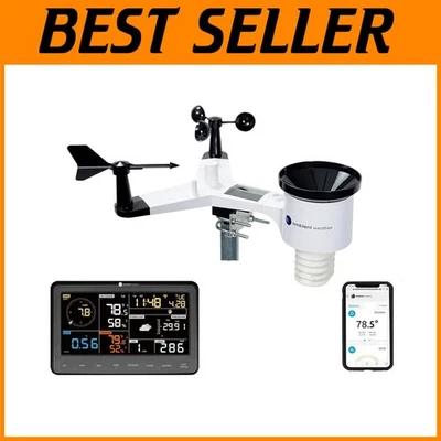 Comprehensive WiFi Weather Station - Indoor/Outdoor Monitoring for Smart Homes - Image 1 of 4