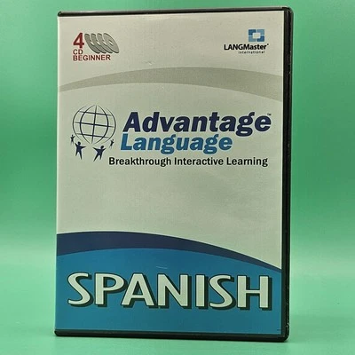 Juego de 4 CD Advantage Language Breakthrough Interactive Learning-Español: Principiante Foto 1 de 4