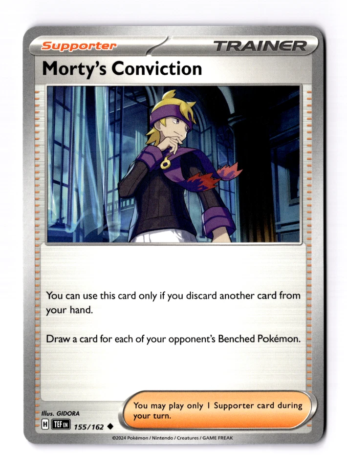 Morty's Conviction 155/162 SV05: Temporal Forces Regular - Image 1 of 3