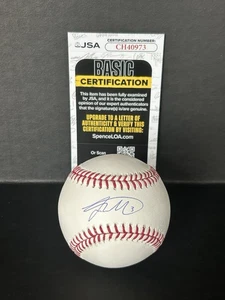 Jackson Merrill Signed Baseball ROMLB San Diego Padres JSA COA - Picture 1 of 3