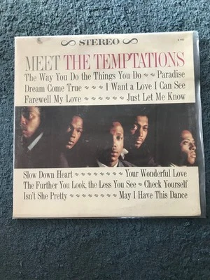 The Temptations - Meet The Temptations (LP, Album, RP, Ind) (Near Mint (NM or M- - Image 1 of 3