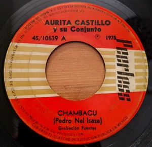 AURITA CASTILLO chambacu KILLER AFRO CUMBIA COLOMBIA 7" ━ listen - Picture 1 of 2