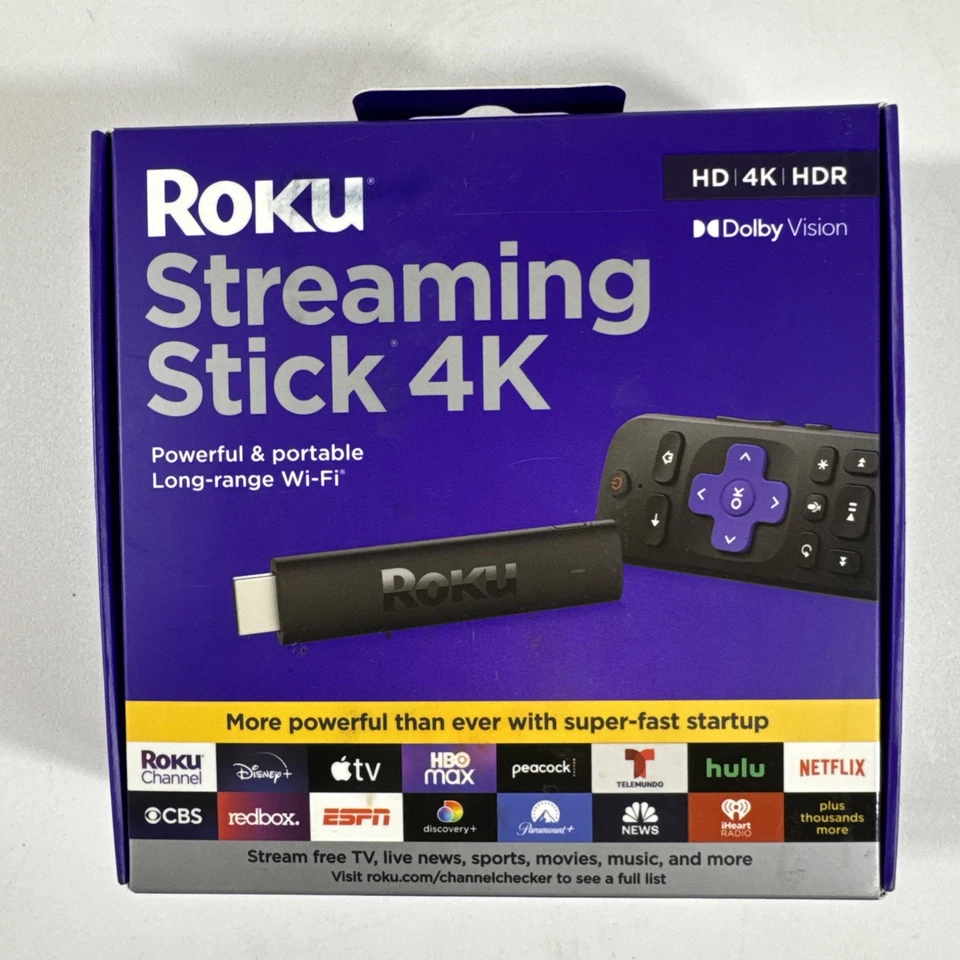 Roku Streaming Stick HD 2025 HD 3840R Streaming Device for TV w/ Roku Remote