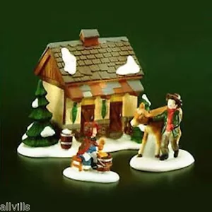 PFLEGE DER NEUEN KÄLBER 58395 ABTEILUNG 56 PENSIONIERT DICKENS VILLAGE eine tolle Farmszene - Bild 1 von 2